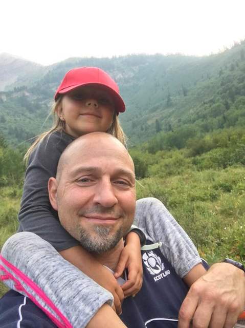 Dad and Daughter Utah Mountains Kambo
